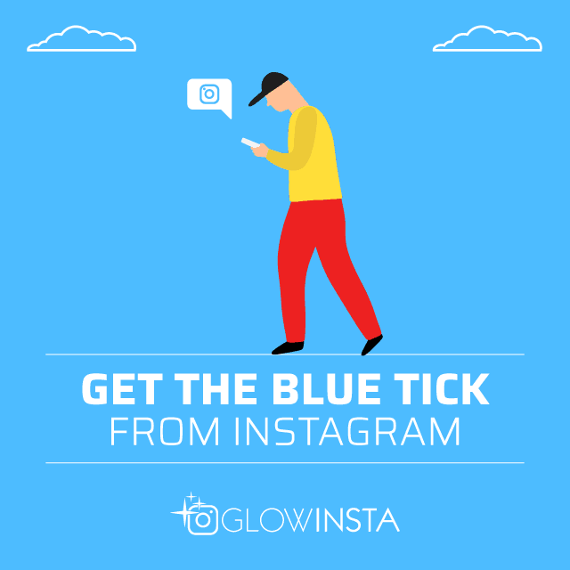 Get the blue tick from Instagram